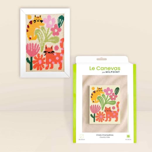 Milpoint - Needlepoint Country Cats