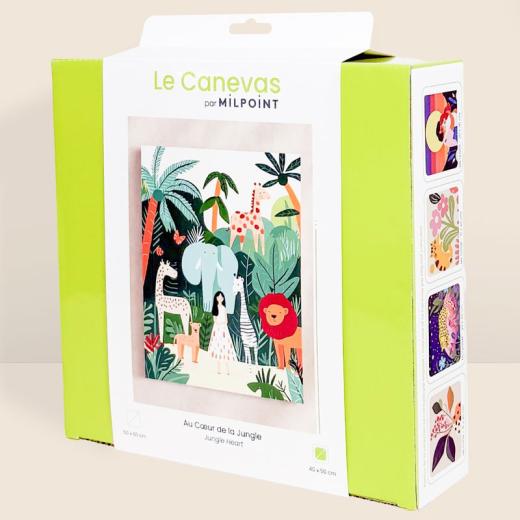 Milpoint - Needlepoint Jungle Hear