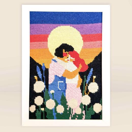 Milpoint - Needlepoint Moonlight Love