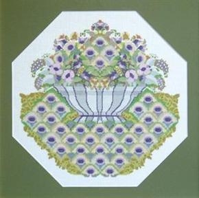 Haandarbejdets Fremme - Blumenschale grün