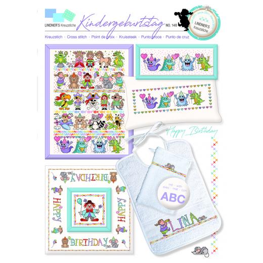 Kindergeburtstag - Lindners Kreuzstiche (Stickvorlage)