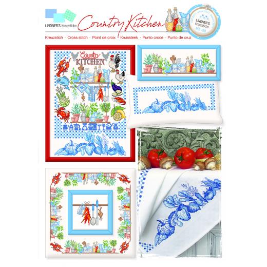 Stickvorlage Lindners Kreuzstiche - Country Kitchen