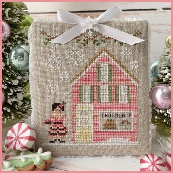 Stickvorlage Country Cottage Needleworks - Nutcracker Village 8 Spanish Chocolate Shop