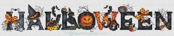 Stickvorlage Les Petites Croix De Lucie - Halloween Sampler