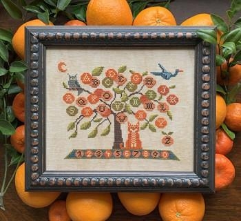 Stickvorlage Carriage House Samplings - Orange Tree Sampler