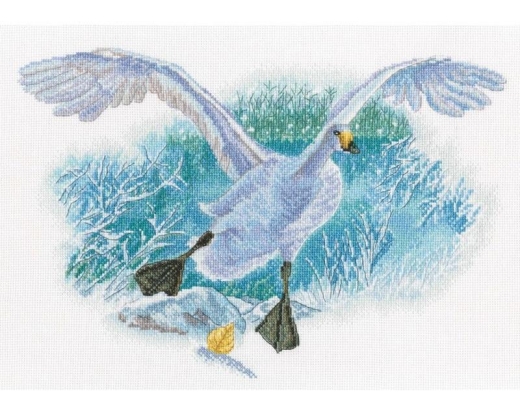 RTO - White Goose on the White Snow