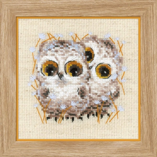 Riolis Stickpackung - Little Owls