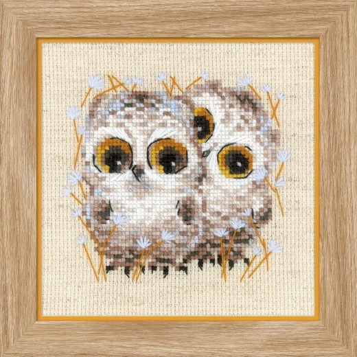 Riolis - Stickbild Little Owls