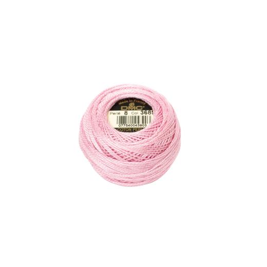 DMC Perlgarn Stärke 5 - 45 m – 3689 malve hell (Ausverkauf)