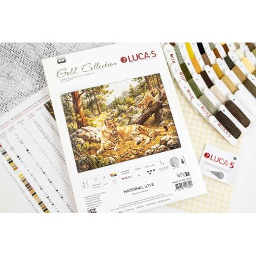 Luca-S Stickpackung Maternal Love G734 Petit Point