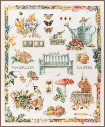 Four seasons - Lanarte Marjolein Bastin (Stickpackung)