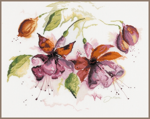Lanarte - Fuchsia In watercolour