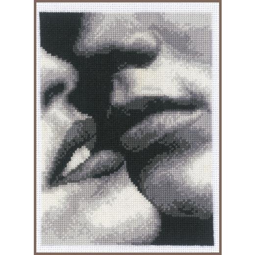 Vervaco Verachtert - Stickbild Lippen