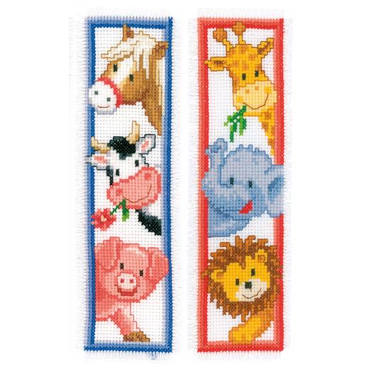 Vervaco Verachtert - Lesezeichen Tiere 2er-Set