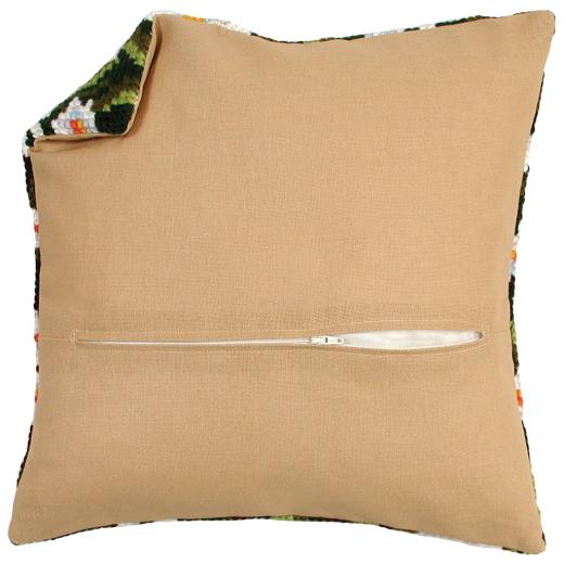 Kissenrücken Verachtert/Vervaco - beige mit Reißverschluß