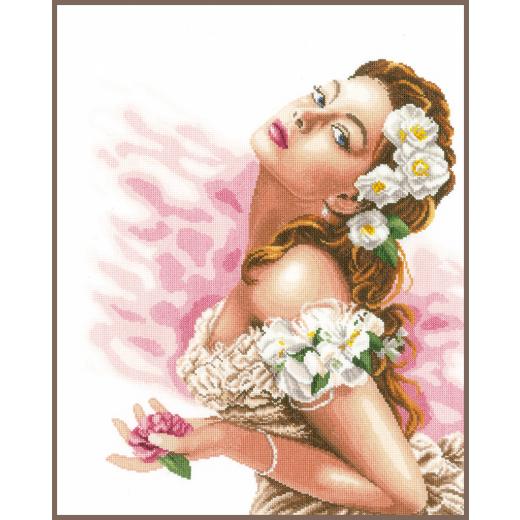 Stickpackung Lanarte - Lady of the Camellias (Ausverkauf)