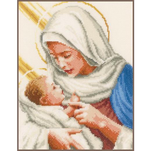Vervaco Stickpackung - Maria und Jesus