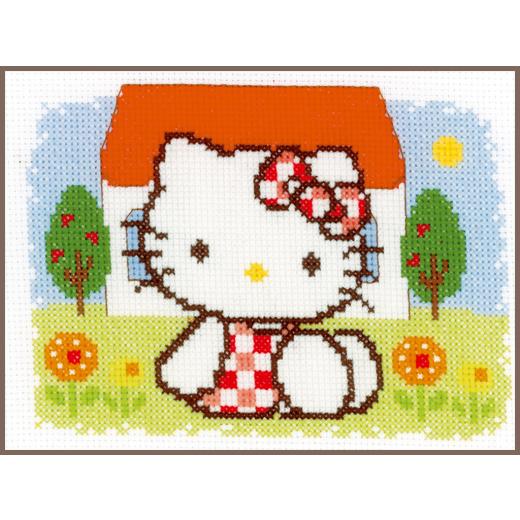 Vervaco Stickpackung - Hello Kitty im Sommer