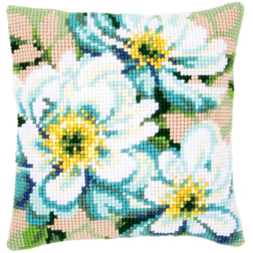 Kreuzstichkissen Japanische Anemone II - Vervaco Verachtert