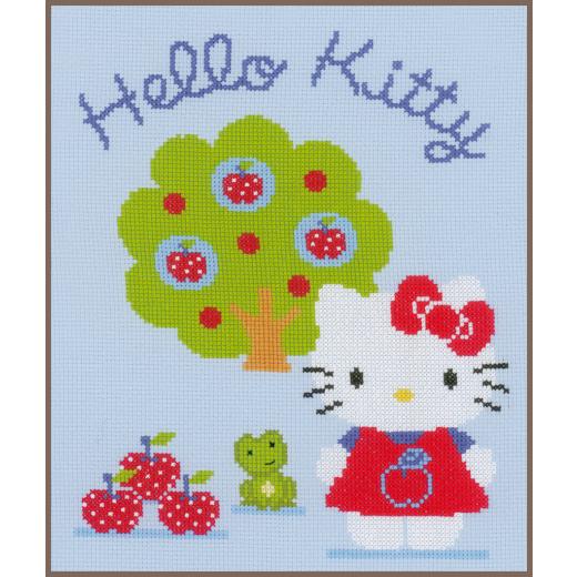 Vervaco Verachtert - Hello Kitty mit Apfelbaum (Ausverkauf)