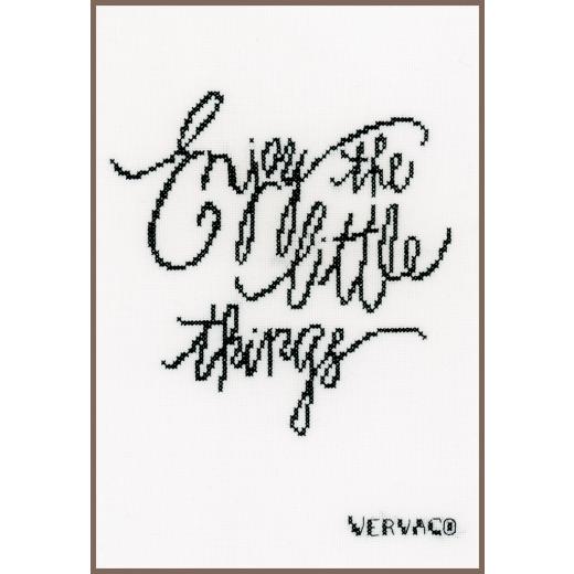 Vervaco Verachtert - Stickbild Enjoy the little things