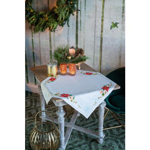 Vervaco Verachtert - Tischdecke Weihnachtsstern