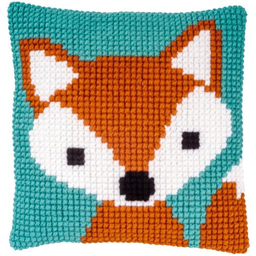 Vervaco Verachtert - Kreuzstichkissen Fuchs