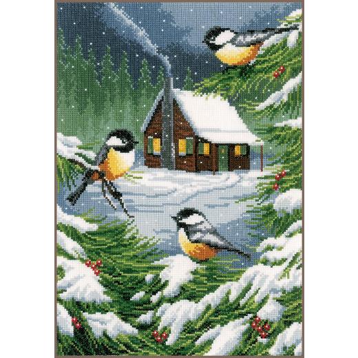 Vervaco Verachtert - Stickbild Winterlandschaft