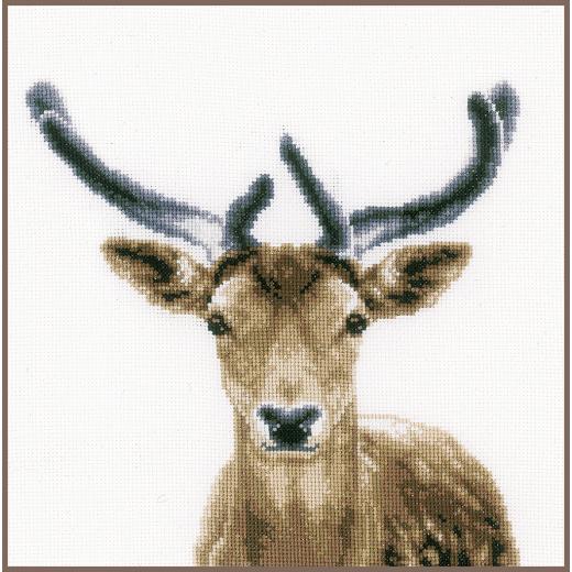 Vervaco Verachtert - Stickbild Hirsch