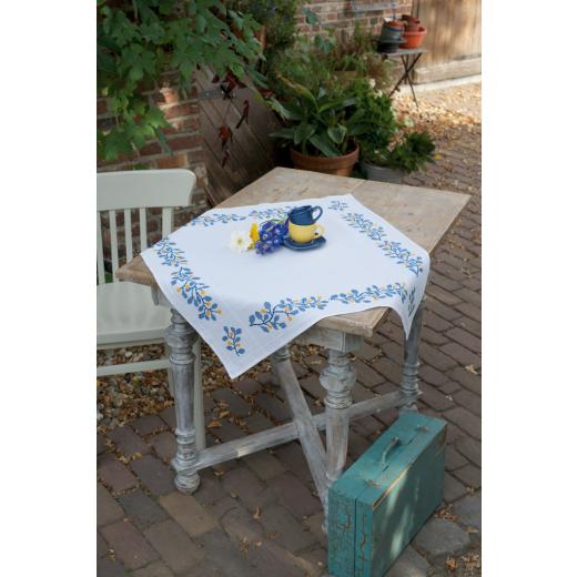 Vervaco Verachtert - Tischdecke Blaue Zweige
