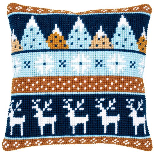 Kreuzstichkissen Wintermotive - Vervaco Verachtert