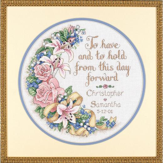 Stickpackung Dimensions - To Have and To Hold Wedding Record