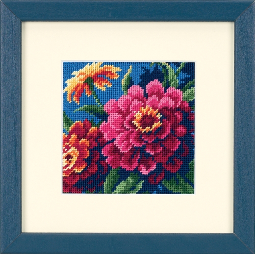 Stickpackung Dimensions - Zinnias