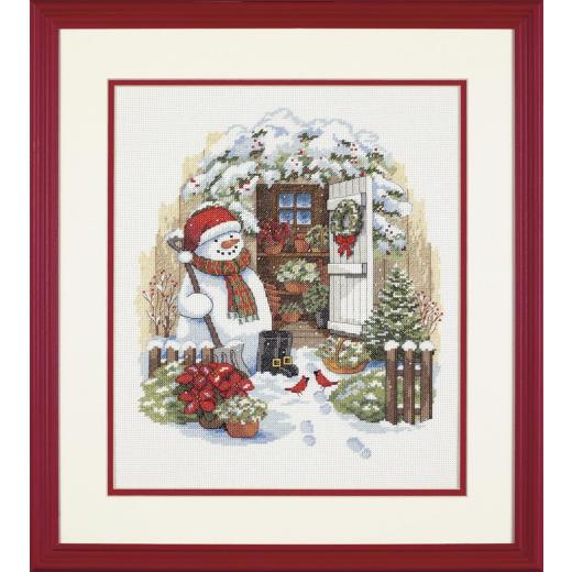 Stickpackung Dimensions - Garden Shed Snowman