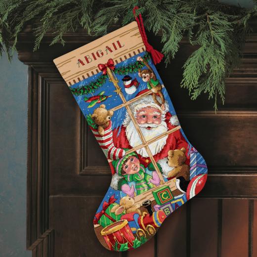 Stickpackung Dimensions - Stocking Santas Toys