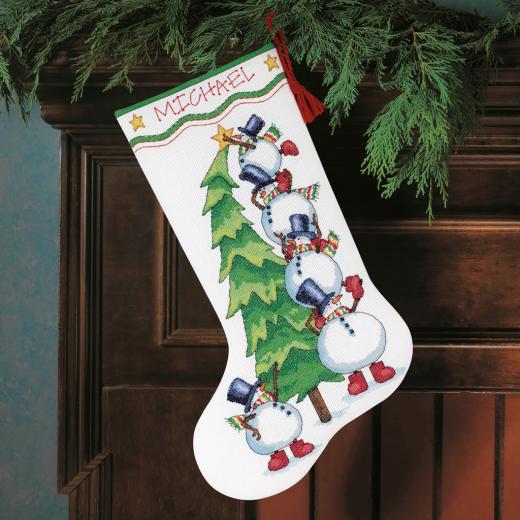 Stickpackung Dimensions - Stocking Trimming the Tree