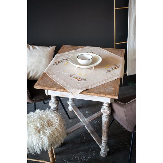 Vervaco Verachtert - Tischdecke Winterlandschaft bedruckt
