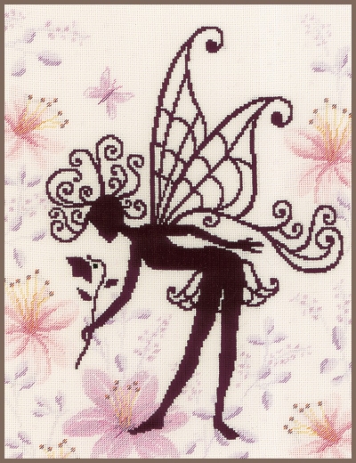 Lanarte - Flower fairy silhouette