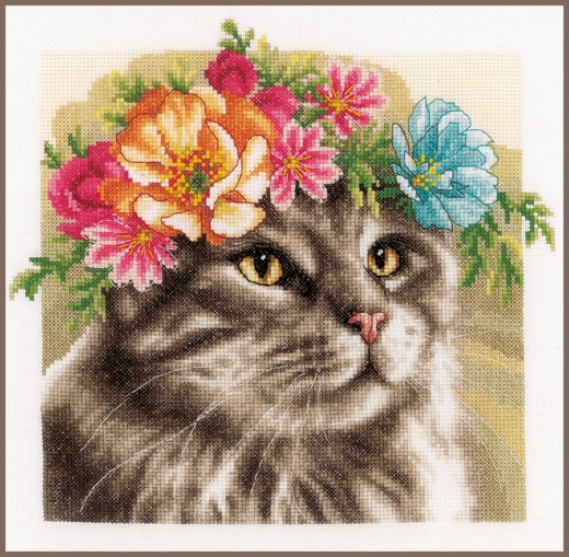 Lanarte - Flower crown Maine coon