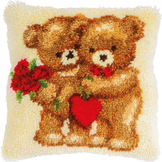 Knüpfkissen Love Bears - Vervaco Verachtert