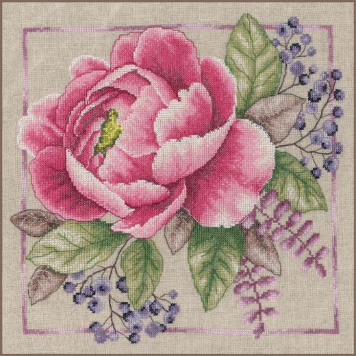 Blooming rouge - Lanarte (Stickpackung)