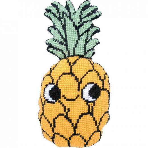 Vervaco Verachtert - Kreuzstichkissen Eva Mouton Ananas