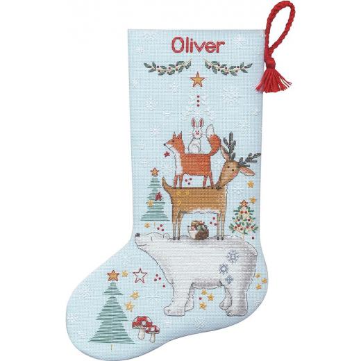 Stickpackung Dimensions - Woodland Stack Stocking
