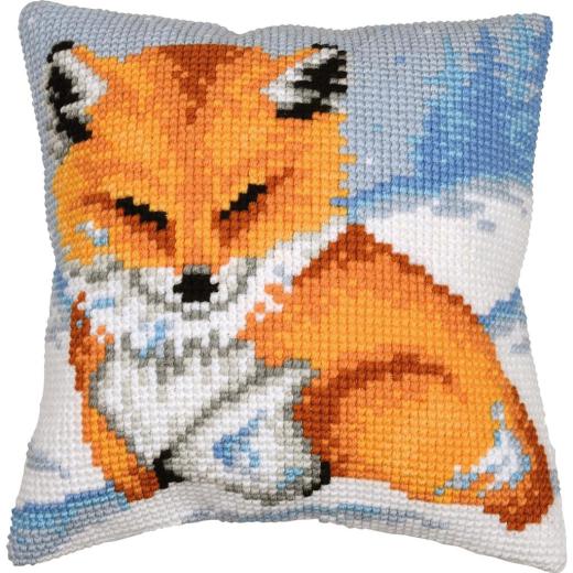 Kleiner Fuchs - Kreuzstichkissen Vervaco Verachtert (Stickkissen)