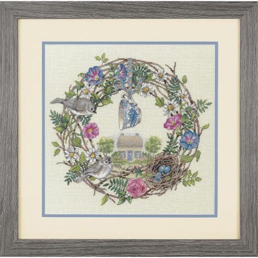 Stickpackung Dimensions - Cottage Wreath