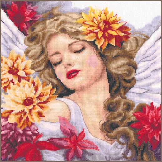 Lanarte - Heavens Dahlia (Stickpackung)
