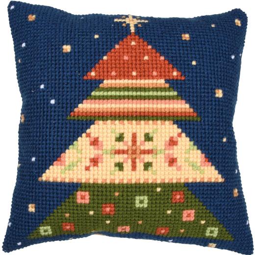Stickpackung Vervaco - Kreuzstichkissen Nordic Christmas Tree