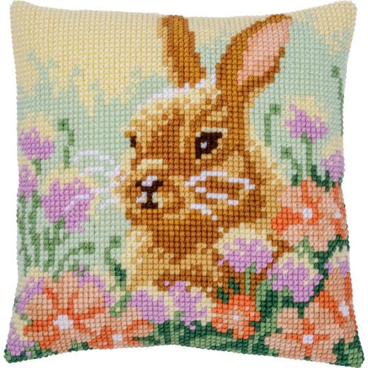 Vervaco - Kreuzstichkissen Kaninchen