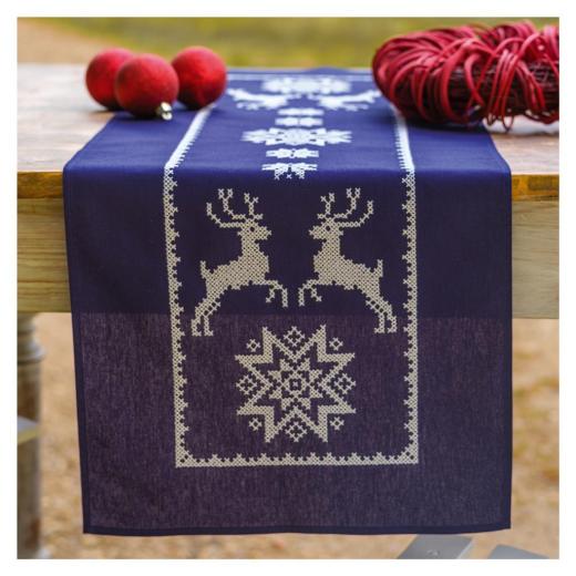 Läufer Skandinavien bedruckt - Vervaco Verachtert (Stickpackung)