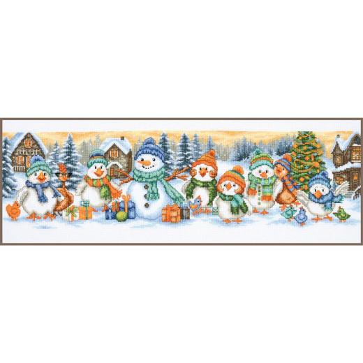 Stickpackung Vervaco - Snow friends portrait